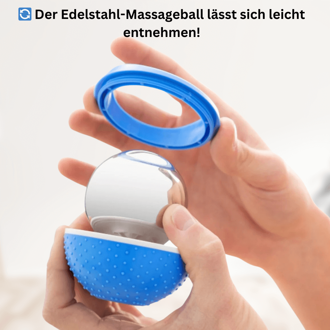 Massageball mit effektiven Kälteeffekt zur Entspannung