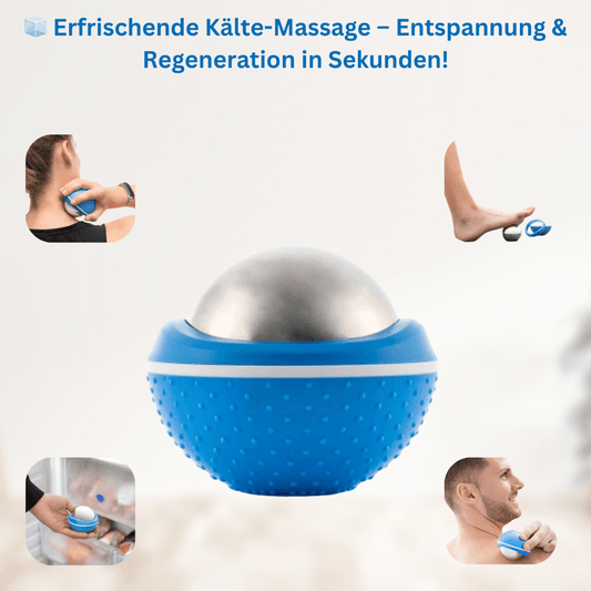 Massageball mit effektiven Kälteeffekt zur Entspannung